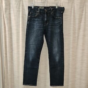 AG Adriano Goldschmied Dark Wash Slim Jeans